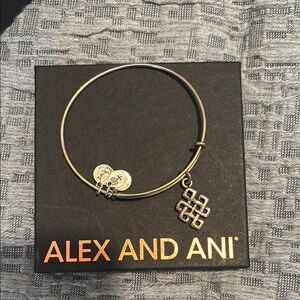 Alex and Ani Silver Charm Bracelet